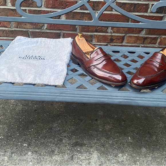 Allen Edmonds Randolph Penny Loafer in Shell Cordovan 13C - Picture 7 of 13
